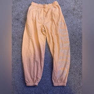 PINK Victorias Secret Orange Sweatpants